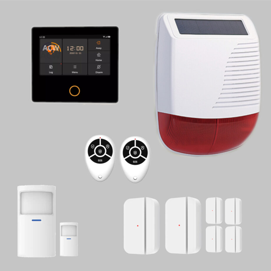 Kit Antifurto Casa Wireless Professionale HT511 configurato e pronto all'uso