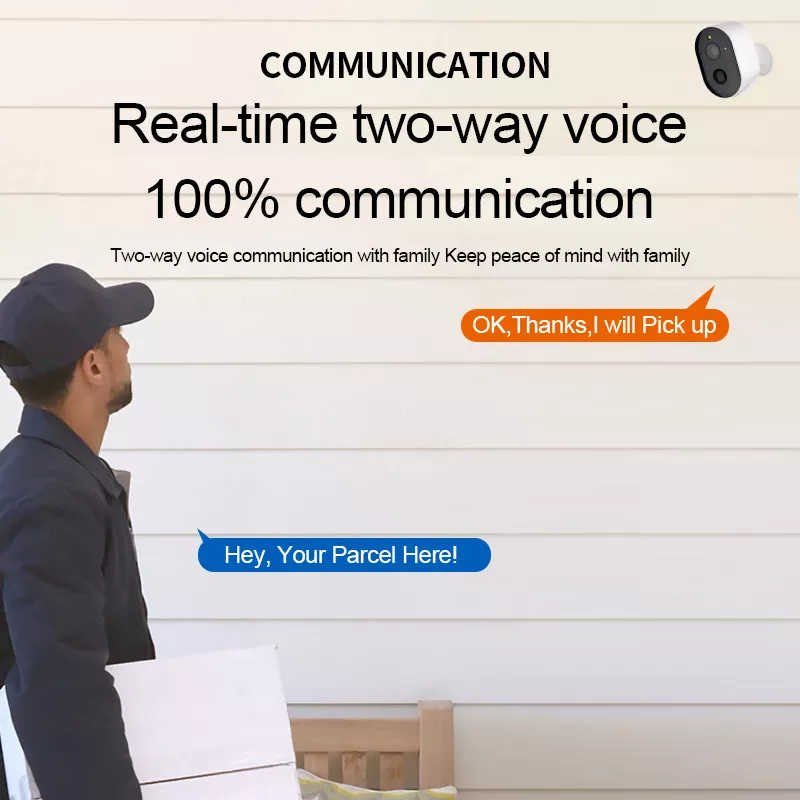 Telecamera ACW Installazione Esterno Installazione wireless telecamera a batteria senza cavi