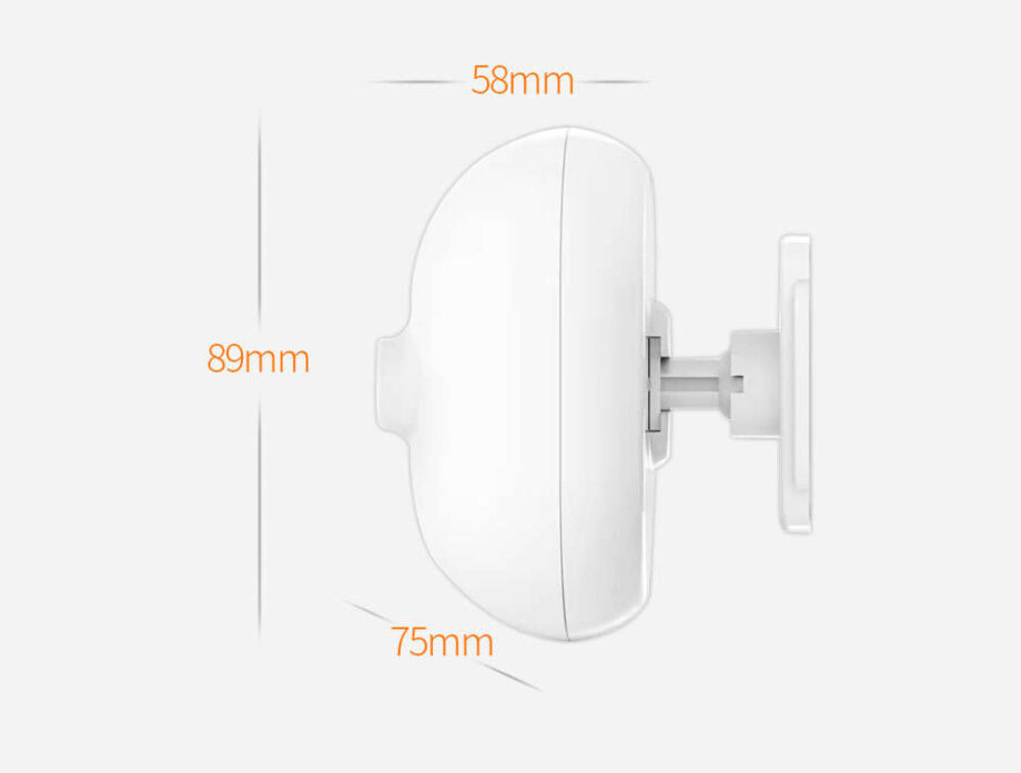 Misura del sensore infrarosso PIR12