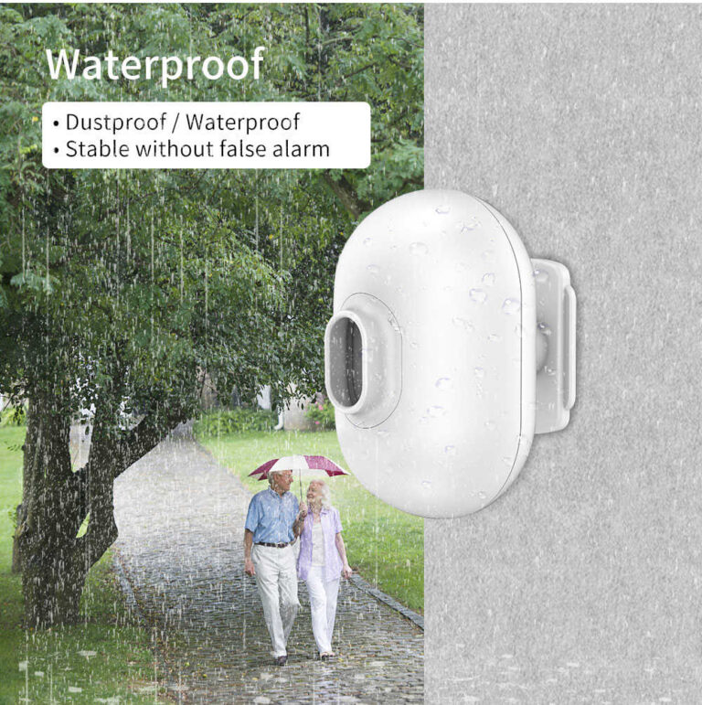 Dettaglio posizione di fissaggio orientabile per sensore esterno ACW-PIR12