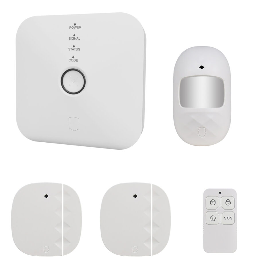 SWM2-2020-New-Tuya-Smartlife-Smart-Home-Wireless-GSM-WiFi-Alarm-System2 Kit antifurto casa senza fili wireless Tuya Smart life Home WIFI GSM SWM2