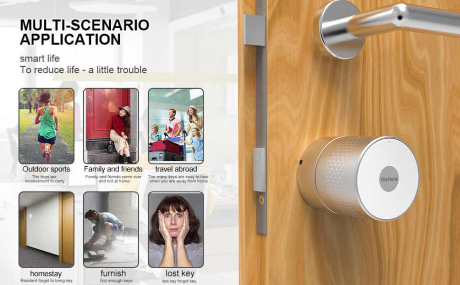 Serratura intelligente per porta domotica TSL532