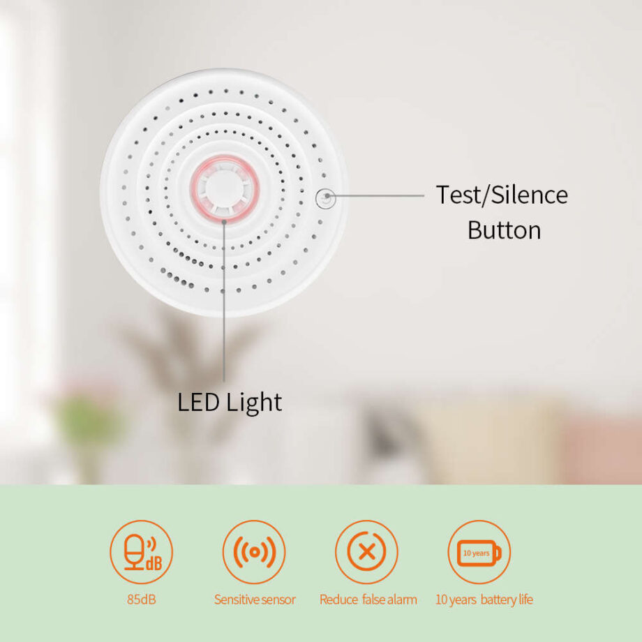 acw-t30-2 Sensore di calore wireless Rilevatore termico di temperatura