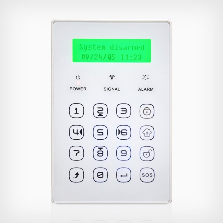 Tastiera wireless per allarme Keypad with LCD display