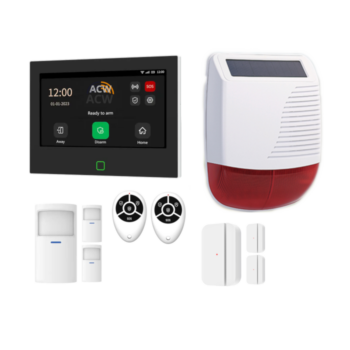 Antifurto casa HT714 con sensori vibrazione per protezione preventiva trilocale