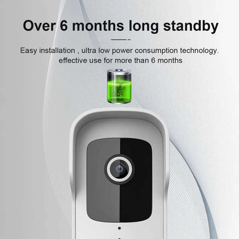 Videocitofono WiFi Wireless Sistema di allarme impermeabile telecamere di sicurezza intelligente