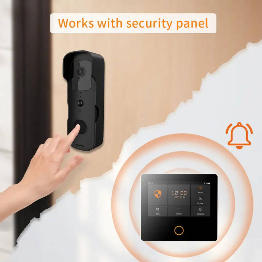 Videocitofono WiFi Wireless Sistema di allarme impermeabile telecamere di sicurezza intelligente